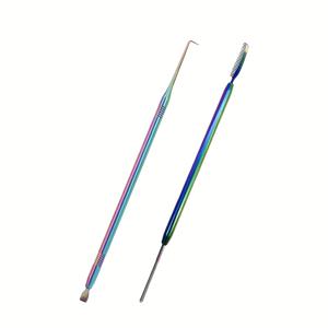 TEMU 2팩 그라프팅 아이러스트 익스텐션 스테인레스 스틸 헤어 스트레이트닝 어시스턴트 듀얼-엔드 디자인 데탕글링 언더 아이브로우 루트 스피럴 패턴 컬링 업 레이시스 뷰티 퍼스널 아이 케어 세트