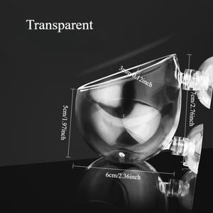 TEMU 아크릴 아쿠아리움 식물용 그릇, 흡입 홀더 포함 - 안정적인 손잡이, 쉽게 청소 가능한 수중 식물 홀더, 물고기 탱크, 연못 및 가정 장식용, 아쿠아리움 액세서리, 세련된 거친 마감, 내구성 있는 구조