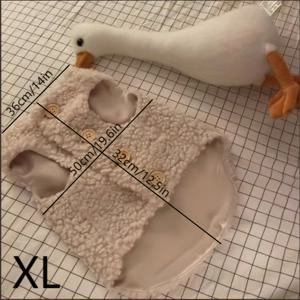 TEMU 귀여운 래그돌 실버 그라데이션 펫 캣 조끼 - 포근한 플리스 안감 따뜻함, 탈모 방지 디자인, 세탁기 사용 가능, 소형에서 중형 견종에 적합, 사계절용 편안함, 고양이 조끼, 소형 애완동물 의류, 재미있는 펫 디자인, 부드러운 질감