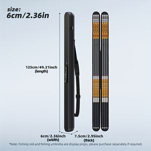 TEMU 1개입 YUZHIYUAN 하드 쉘 낚시 태클 가방 | 대용량, 경량 & 스크래치 방지, 간편한 세척 디자인, 다기능 야외 낚시 장비 보관, ABS 소재, 혼합 색상|백팩|방수가방|낚시대