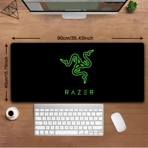 TEMU 1개 레이저 이스포츠 게이밍 마우스 패드 - PC/노트북 호환, 미끄럼 방지 고무 베이스, 세탁 가능한 데스크 매트, 게이머, 사무실, 학교 및 가정용 이상적인 선물 - 컴퓨터 액세서리로 스타일과 성능 향상