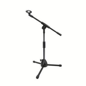 TEMU 360° 회전 헤드 및 높이 조절 기능이 있는 강력한 조절식 메탈 마이크 플로어 스탠드 - 강력한 탄소강 구조