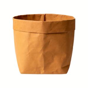 TEMU 1개 스타일 크라프트 종이 수납 바구니 - 튼튼하고 찢어짐 방지, 홈 & 욕실 정리용 오픈형 디자인, 기숙사, 욕실 필수품 및 장식용 수납에 적합, 욕실 정리 및 수납, 선반 바구니