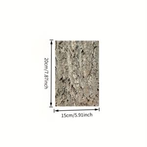 TEMU 천연 나무 껍질 어항 장식 - 물고기 탱크 배경, 이끼 장식 및 조경을 위한 사실적인 나무 예술 작품, 어항 장식, 자연스러운 외관, 내구성 있는 소재, 어항 애호가