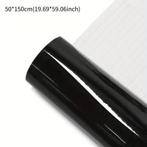 TEMU 대형 사이즈 광택 블랙 자체 접착 비닐 랩, 방수 스크래치 방지 통기성 비닐 랩, 자동차 및 용, 스크래치 커버 및 쉽게 제거 가능, 내구성 있는 소재 바디 스티커, 및 자전거용, 자동차 틴트 필름, 스크래치 커버 필름, 데칼,세련된 자동차 랩,매끄러운 표면 필름,고품질 접착제,탈착 가능한 데칼,자동차 애호가