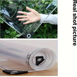 TEMU 반투명 방수 원단 (루프 21) - 실크 투명 PVC 방수 타프 320g/m², 두꺼운 찢김 방지, 캠핑, 식물 온실, 자동차 및 파티오에 적합, 캠핑 필수품, 식물 온실 덮개, 내구성 좋은 타프, 강화 타프, 대형타프, 투명타프, 방수천막포, 투명천막, 방수천, 방수포, 원터치타프, 방수타프
