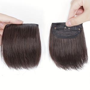 TEMU 여성용 클립형 헤어 토퍼 2개 | 합성 헤어 익스텐션, 투명한 두꺼운 헤어피스, 프로틴 필라멘트, 헤어, 뚝뚝 떨어지는 머리카락 볼륨을 위한 데일리 사용