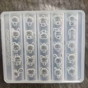 TEMU 1개 초 귀여운 히에이 에라 고대 소형 동물 조각 몰드 - 주얼리 제작, 펜던트, 조각상, 레진 액체 캐스팅용 실리콘 몰드, 주얼리 제작 용품, 펜던트 공예, 정밀 공예