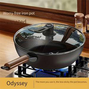 TEMU 미니 주철 프라이팬 (뚜껑 포함) - 인덕션 & 가스레인지 사용 가능한 논스틱 조리기구, 내구성 강한 미니 프라이팬 (코팅 없음, 식기세척기 사용 가능) - 모든 스토브탑 호환 - 소형 주방 & 야외 활동에 이상적