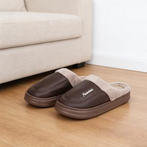 TEMU 따뜻한 슬리퍼 - 두꺼운 미끄럼 방지 EVA 밑창, 스트랩 클로저, 부드러운 안감, 내구성 있는 실내화 | 겨울 부티, 바닥용 슬리퍼 (외부 사용 불가)|슬리퍼|실내화|여성슬리퍼