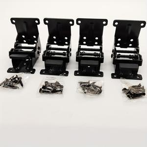 TEMU 4세트 스테인리스 스틸 접이식 지지대, 자동 잠금 힌지 32개 포함, 조절 가능한 지지대, 자동 잠금 확장 지지대, 테이블, 작업대, 의자, 가구, 침대, 차고, 텔레스코픽 지지 프레임, 차고 보관, 조절 가능한 브래킷, 광택 마감, 내구성 있는 구조, 튼튼한 힌지, 벤치 지지대, 조절 가능한 암, 작업장 도구, DIY 애호가용