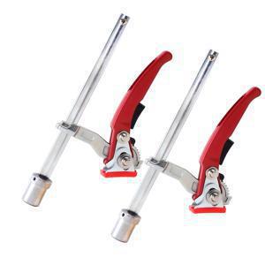 TEMU 1/2개, 목공용 데스크탑 퀵 액팅 홀드 다운 클램프 데스크탑 클립 목공용 벤치용 19/20MM 홀 도구 래칫 F 클램프를 위한 빠른 고정 클립