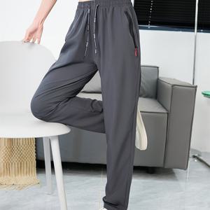 TEMU 여성 캐주얼 바지, 여성을 위한 스타일리시하고 트렌디한 가볍고 통기성이 좋은 헬스 트레이닝 속건 스포츠 레깅