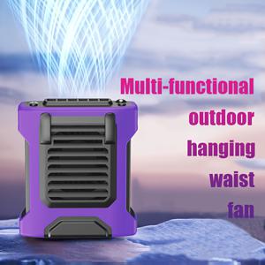 TEMU 휴대용 허리팬, 3-in-1 멀티기능 USB 충전식 선풍기, 홈 키친 오피스 데스크 팬, 강력한 바람과 목걸이/벨트 포함, 실내외 사용 가능, 친구 가족 선물, 어머니날 아버지날 크리스마스 선물