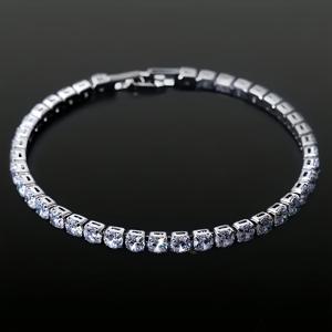 TEMU 4mm 큐빅 5A 지르코니아 고품질 팔찌 여성용 행운의 팔찌, 생일, 기념일, 휴일, 졸업 선물로 적합한 엄마, 아내, 여자친구를 위한 영감을 주는 선물|실버/골드/, 트렌디한 여성용 주얼리 선물, 박스 포함|주얼리 가방 제공, 생일 선물,휴일 주얼리,우아한 팔찌,시크한 디자인,고품질 지르코니아,패션 주얼리,엄마 선물,아내 선물