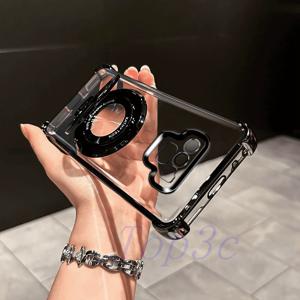 TEMU 노트 9 전용 투명 충격방지 에어백 폰케이스 (브라켓 포함)