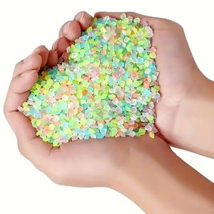 TEMU 2499개 빛나는 밤에 빛나는 돌 - 해변 테마 장식, 수영장 파티, 졸업식 및 결혼식 | 축제 행사, 해변 액세서리 야드 장식, 식물용 돌, 실내 화분, 해변 파티 장식 | 빛나는 돌 | 플라스틱 돌, 해변 장식