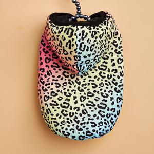 TEMU 1개 올시즌 고양이 & 강아지 후드 재킷 코트 - 부드럽고 따뜻한 겨울/여름/봄/가을 아우터, 프린트 & 파스텔 핑크/블루/퍼플/그린, 세탁기 사용 가능 지퍼 없는 버튼 클로저, 소형 중형 대형 견종 (치와와, 포메라니안)