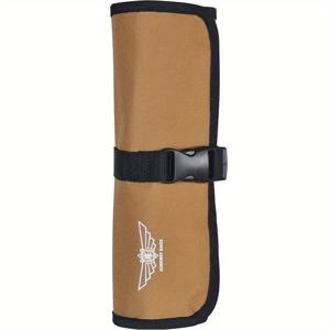 TEMU 1개 헤비듀티 옥스포드 원단 도구 롤업 정리 가방 - 조절 가능, 안티드롭 보관 파우치, 가정 및 야외 사용용, 베이지색 다용도 수납