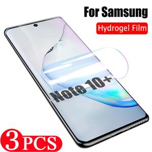 TEMU 삼성 갤럭시 노트 10/ 노트 10+/ 노트 10 라이트 전화 스크린 프로텍터 하이드로겔 필름 유리가 아닌/ 노트 20/ 노트 20 울트라 보호 필름 전화 스크린 프로텍터 소프트 풀 커버 3개 세트.