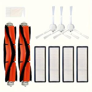 TEMU 샤오미 미 로봇 진공 청소기-목 Mijia 1C/1T/2C STYTJ01ZHM STYTJ02ZHM Dreame F9 / Dreame Z10 Pro 메인 사이드 브러시 Hepa 필터 부품