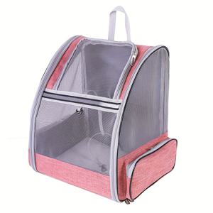 TEMU 고양이와 강아지에게 적합한 편리하고 통기성 좋은 애완동물용 백팩, 접이식, 중소형 애완동물용 대형 공간 가방.