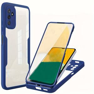 TEMU 폰 케이스: 갤럭시 A13 A23 4G A33 A53 A73 A14 A24 A34 A54 5G A05S A05용 전면 및 후면 충격방지 케이스, 360도 보호 커버