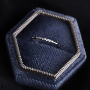 TEMU 심플하고 다용도 925 실버 라운드 기하학 링, 여성 약혼 주얼리 선물