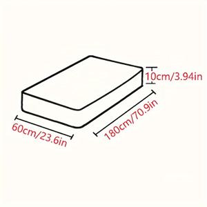 TEMU 1개 헤비듀티 화이트 고밀도 폼 쿠션 - 휠체어, 식탁의자, 자동차 시트, 사무용 스툴용 두꺼운 의자 패드 - 내구성 있는 교체용 쿠션 (대부분의 가구와 호환 가능)
