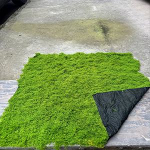 TEMU 1개 인공 이끼 잔디, 폴리에스터 인조 녹지, 조경 배열용, 야외 파티오 장식, 데이, 봄 시즌, 용기 없음, 전기 불필요, 마당 외부 장식