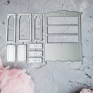 TEMU 1개의 크리에이티브 DIY 금속 커팅 다이, 스크랩북, 앨범 프레임, 카드, 봉투, 초대장, 촛대, 종이 공예, 생일 및 휴일 선물을 위한 고품질 탄소강 엠보싱 폴더 - 무료 제작 몰드