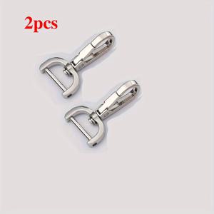 TEMU 가죽 공예 가방 및 벨트 손잡이용 금속 분리형 후크 트리거 클립 2개 세트