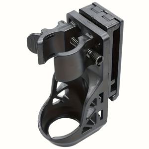 TEMU 1x 튼튼한 나일론 손전등 홀스터, 조절 가능한 벨트, 360° 회전 및 사이드 잠금 시스템 - 1