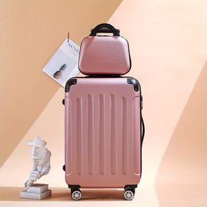 TEMU 24인치 여행용 가방과 20인치 캐리온 - 튼튼한 ABS & 알루미늄, 스피너 휠, TSA 잠금장치, 다양한 색상