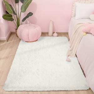 TEMU 1개 울트라 소프트 플러시 샤그 에어리어 매트 - 모던 디자인, 털 빠짐 없음 & 쉽게 청소, 아늑한 거실, 침실, 공부 및 레저 공간에 완벽, 폴리에스터, 대형 직사각형, 거실용 러그