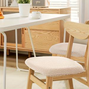 TEMU 1개 스트레치 의자 쿠션 커버, 클래식 스타일, 가정 침실 거실 식탁 의자 패드, 방진 고양이 발톱 방지, 탄성 원단, 미끄럼 방지 밴드, 일체형 디자인, 벨벳 원단, 액티브 프린트, 폴리에스터 스판덱스, 200-250g 정사각형