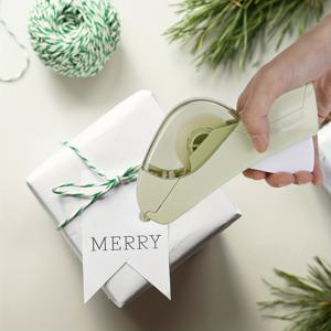 TEMU 플라스틱 테이프 디스펜서 (테이프 2롤 포함) - 배터리 불필요, 원터치 작동, 내구성 좋은 ABS 구조, 블랙, 화이트, 옐로우, 그린 - 가정, 사무실, 공예용 휴대용 - 선물 포장, 포장, 사무용으로 적합, 테이프 커터 디스펜서, 박스 테이프 디스펜, 박스테이프 커터기 포장 테이핑 커팅기 디스펜서 실러 교체 블레이드