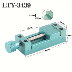TEMU TMYLOKU 알루미늄 합금 벤치 바이스, 나사 잠금 장치 포함 - 정밀 미니 바이스, 조각, CNC 드릴링 및 용접용 - 미끄럼 방지 그립, 사전 조립됨