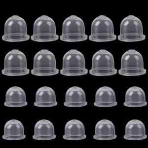 TEMU 20개의 잔디톱, 트리머, 블로워용 카부레터 스타터 불브 - 내구성이 뛰어난 가솔린 캡슐 펌프 (19mm/22mm) - 야외 전기 장비용 필수 액세서리, 톱, 카부레터 부품, 잔디톱용 카부레터