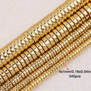 TEMU 3/4/6/8mm 멀티컬러 플랫 라운드 스페이서 비즈 | 팔찌 및 목걸이 제작용 천연 헤마타이트 블랙 자스퍼 비즈