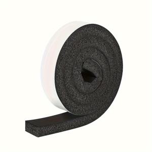 TEMU 1 롤, 고밀도 폼 시일러 테이프, 2.5cm x 2cm x 2.5m, 네오프렌 방수, 창문 및 문 절연용 닫힌 셀 접착 폼 스트립, 에어컨 시일러, 플라스틱 재질|창문형에어컨