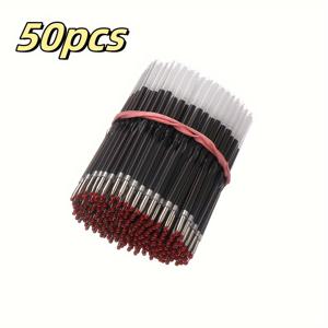 TEMU 50/10/20개 비즈 볼펜 - 금속 펜과 나사식 분리 가능한 캡, 중간 굵기, 검정 잉크, 학생 및 교사용 이상적, 졸업 선물, 사무용품, 학생 문구류, 생동감 있는 펜 디자인, 내구성 있는 플라스틱 바디, 네일 폴리쉬 펜, 비즈 펜/비즈 펜, 비즈 아이템, 볼펜 세트, 수제 볼펜, 학교용 펜, 문구류