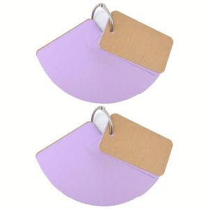 TEMU 200개 컬러 인덱스 카드와 바인더 링 - 양면 라인 플래시카드, DIY & 공부 노트, 크래프트 종이 미니 엽서, 학습용 빈 쓰기 카드, 공예 및 선물 포장용, 선물 태그 카드 | 생동감 있는 문구류 | 메탈 링 바인딩