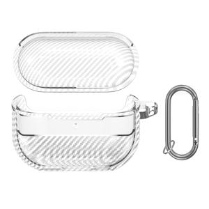 TEMU 갤럭시 버즈 3 프로 2024 케이스 커버, TPU 충격 방지 소프트 케이스, 삼성 갤럭시 버즈 3 프로 카본 파이버 케이스 버클 후크 포함 - 커플을 위한 이상적인 선물