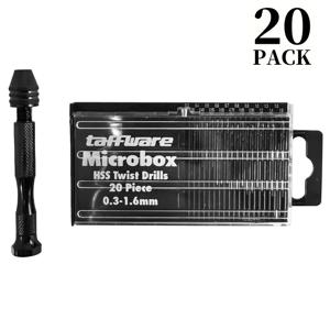 TEMU 20pcs HORN 정밀 핀 바이스 핸드 드릴 세트 - 미니 비트 포함 - 보석, 공예, DIY, 목공, 플라스틱, 조개, 레진 및 모델 만들기에 적합한 합금 수동 드릴 - 작업대 바이스 클램프, 0.3-1.6mm, 전원 필요 없음.