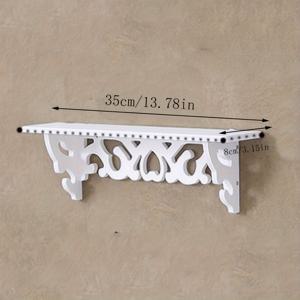 TEMU 1개 PVC 벽걸이 수납 선반, 무타공 레이어 보드, 벽걸이 선반, TV 벽 장식, 직선형 파티션 보드