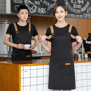 TEMU 1개 조절 가능한 셰프 앞치마, 남녀 공용 폴리에스터 주방 앞치마, 단색 포켓, 내구성 있는 짠 요리 앞치마, 가정, 레스토랑, 서빙, 이발사 용