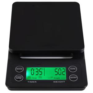 TEMU 디지털 주방 계량기 타이머 - 11lb/5kg 용량, 0.1g 정확도, 카운트다운 및 시계 방향 타이머, , 베이킹 및 보석 가중에 이상적, ABS 소재, 배터리 작동 (AAA)