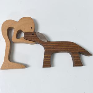 TEMU 애완동물을 사랑하는 분들을 위한 강아지와 함께 있는 장식용 나무 선물. 이 나무 조각은 선반, 주방, 거실 및 침실을 위한 매력적인 액센트 역할을 하며 크리스마스, 할로윈, 아버지의 날과 같은 특별한 날에 적합합니다.