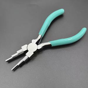 TEMU 1개 보석용 플라이어 탄소강 라운드 노즈 니들노스 플라이어 3-10mm 링용, 뾰족한 팁 트위저 DIY 메탈 링 제작 도구